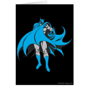 Batman Covers Ansikte Hälsningskort
