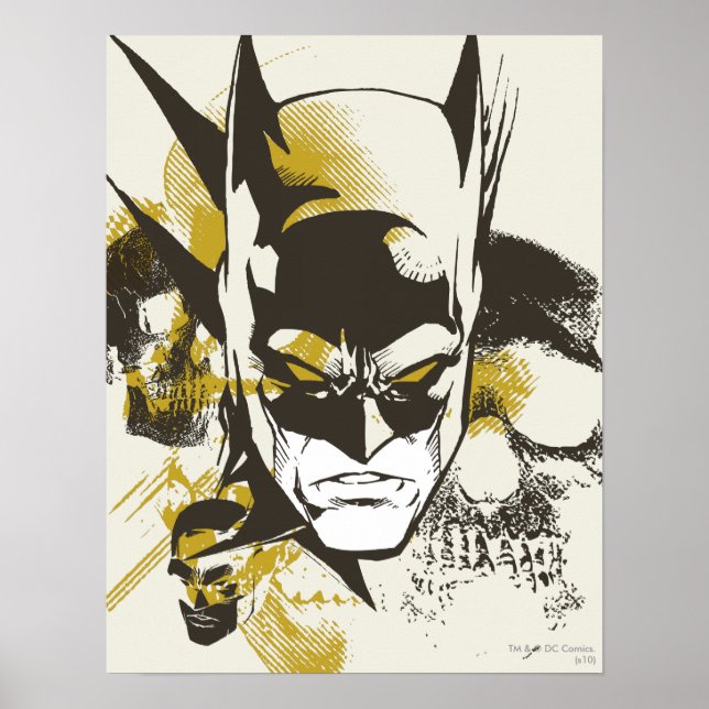 Batman Cowl och Döskallar Poster (Framsidan)