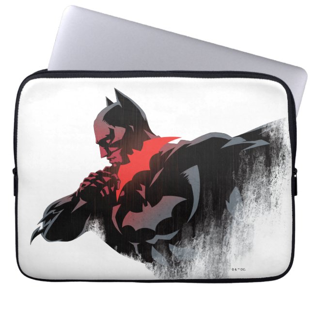 Batman Crimson Batarang Laptop Fodral (Framsidan)