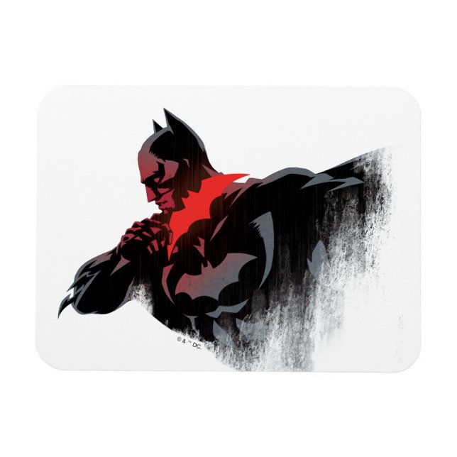 Batman Crimson Batarang Magnet (Horisontell)