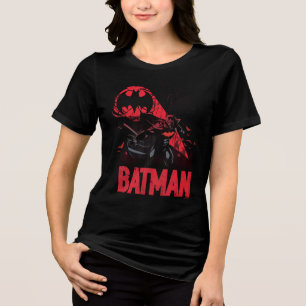 Batman Crimson Fladdermus Signal T Shirt