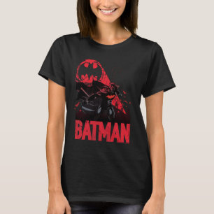 Batman Crimson Fladdermus Signal T Shirt