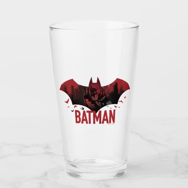 Batman Crimson Gotham Icon Glaskopp (Framsida)