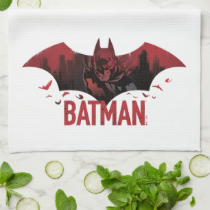 Batman Crimson Gotham Icon Kökshandduk