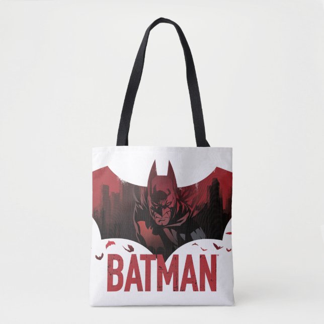 Batman Crimson Gotham Icon Tygkasse (Framsida)
