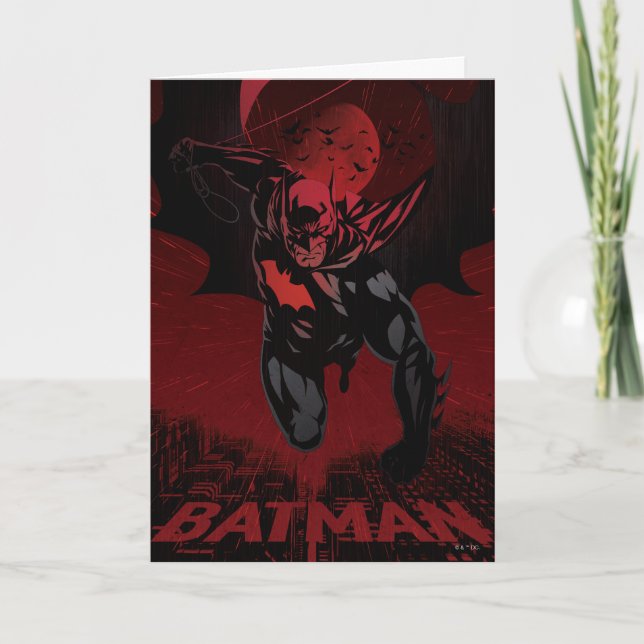 Batman Crimson Leap Kort (Framsida)