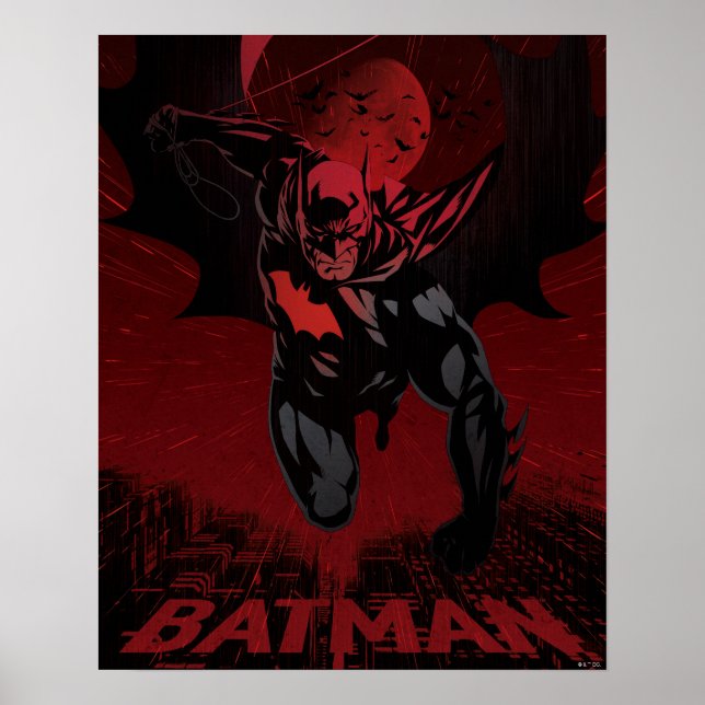 Batman Crimson Leap Poster (Framsidan)