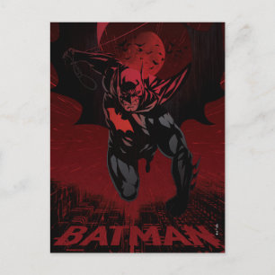 Batman Crimson Leap Vykort