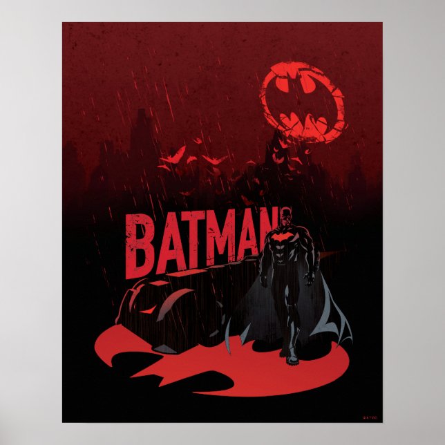 Batman Crimson Rain Poster (Framsidan)