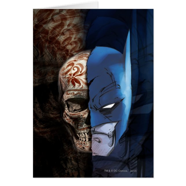 Batman de los Muertos Hälsningskort (Framsidan)