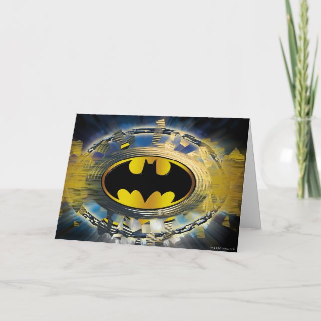 Batman-dekorerad Logotyp Kort (Framsida)