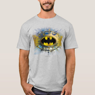 Batman-dekorerad Logotyp Tee Shirt