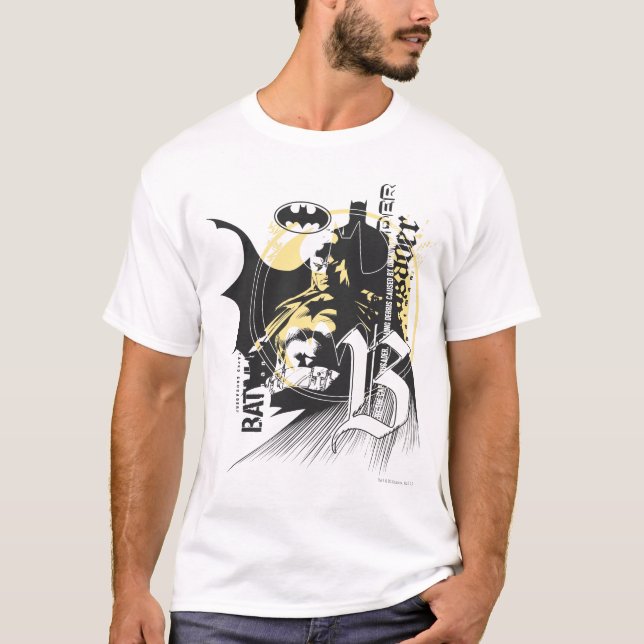 Batman Design 17 T Shirt (Framsida)