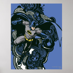 Batman Döskallar/Bläck Doodle 2 Poster