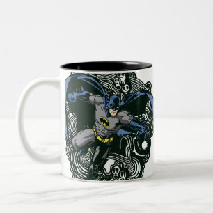 Batman Döskallar/Bläck Doodle 2 Två-Tonad Mugg