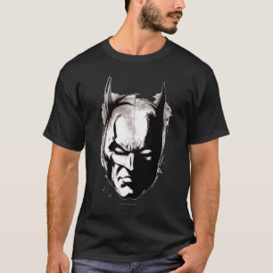 Batman Drawn Ansikte Tee Shirt