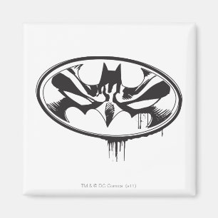Batman Drip-Logotyp Magnet