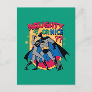 Batman   Fångkvinna vid Mistletoe Naughty eller Ni Helg Vykort