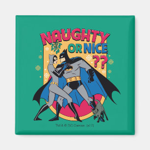 Batman Fångkvinna vid Mistletoe Naughty eller Ni Magnet