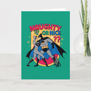 Batman Fångstkvinna under Mistletoe Naughty eller Helgkort
