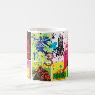 Batman Färg Code Mönster 2 Kaffemugg