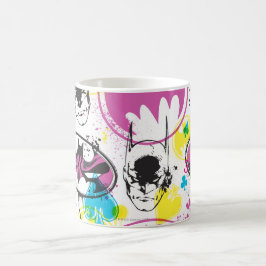 Batman Färg-koden Mönster 3 Kaffemugg