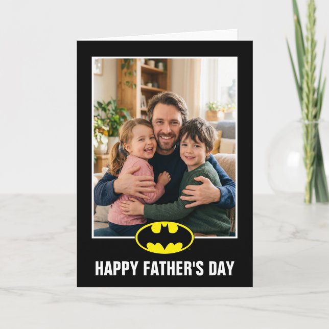 Batman Fars Dag Foto Kort (Framsida)