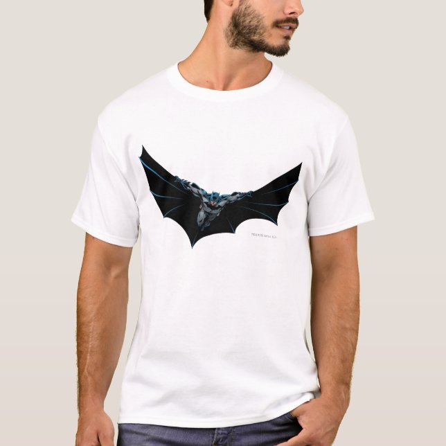 Batman flys med stort utrymme tee (Framsida)