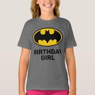 Batman Födelsedagsflicka T Shirt