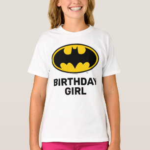 Batman Födelsedagsflicka T Shirt