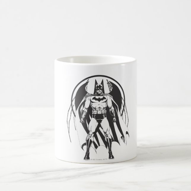 Batman från logotyp kaffemugg (Center)
