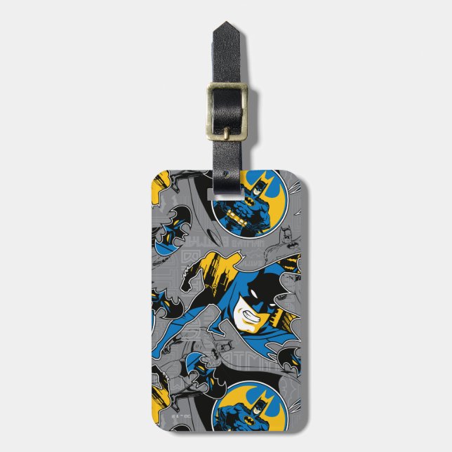 Batman Full Throttle Toss-mönster Bagagebricka (Vertikal Framsida)