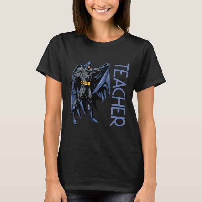 Batman Fullfärgad sido lärare T Shirt (Framsida)