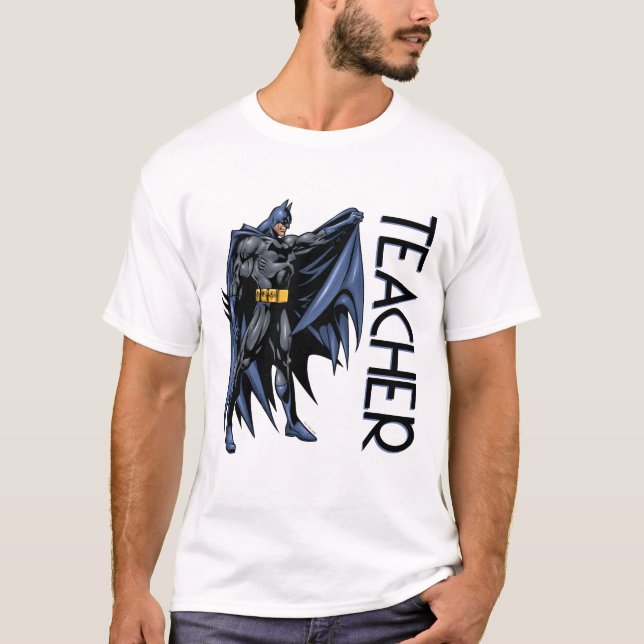 Batman Fullfärgad sido lärare T Shirt (Framsida)