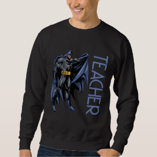 Batman Fullfärgsidans lärare Lång Ärmad Tröja