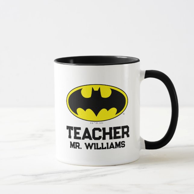 Batman Fullfärgsidans lärare Mugg (Höger)