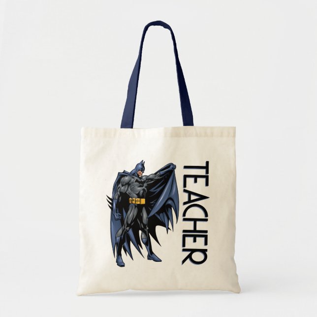 Batman Fullfärgslärare åt sidan Tygkasse (Framsidan)