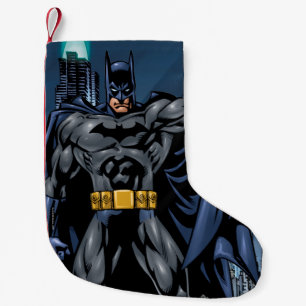 Batman Fullt-Färg Front Liten Julstrumpa