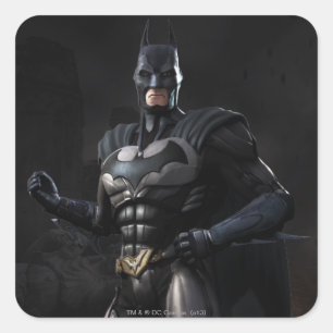 Batman Fyrkantigt Klistermärke