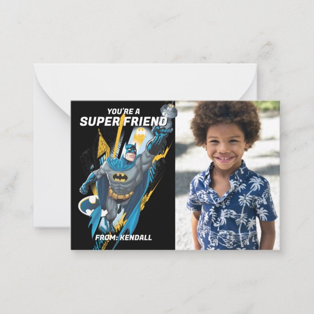 Batman God Alla Hjärtans Dag Anteckningskort (Framsida)