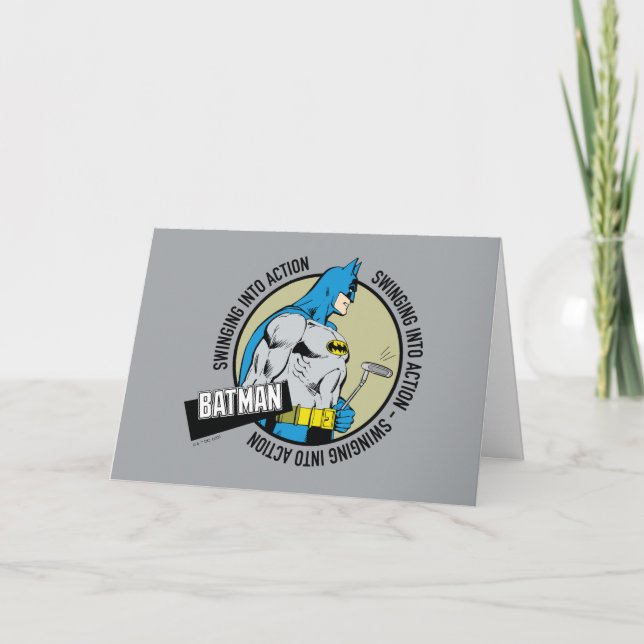 Batman Golfing - Skruva i handling Kort (Framsida)