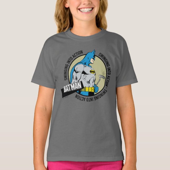 Batman Golfing - Skruva i handling T Shirt (Framsida)