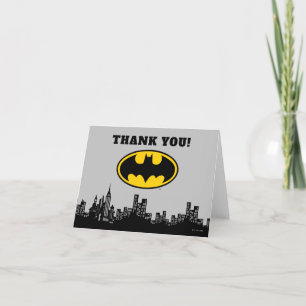 Batman Gotham City Födelsedags Tacksamhet Tack Kort