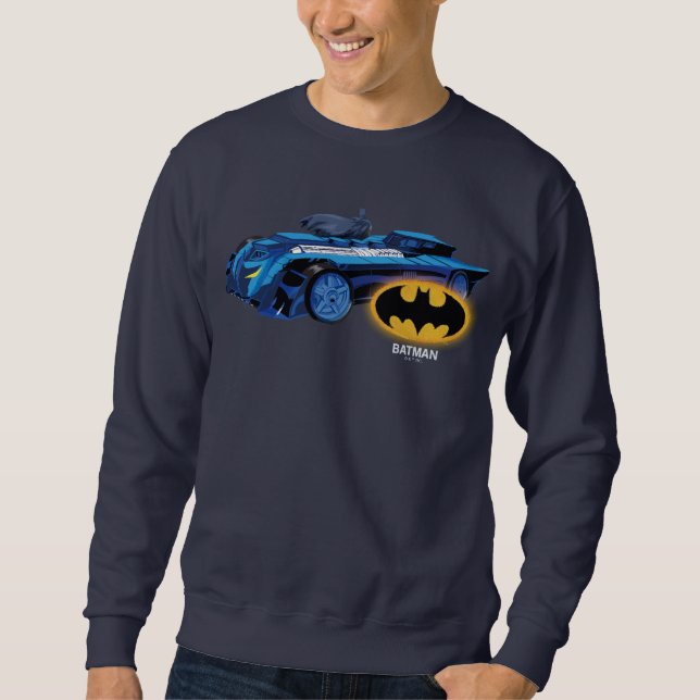 Batman Gotham City Night Patrol Lång Ärmad Tröja (Framsida)