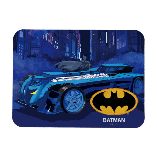 Batman Gotham City Night Patrol Magnet (Horisontell)