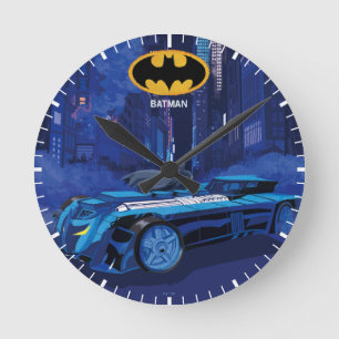 Batman Gotham City Night Patrol Rund Klocka