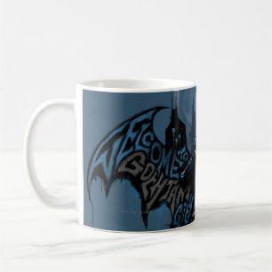 Batman Gotham City Paint Drip Graphic Kaffemugg