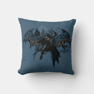 Batman Gotham City Paint Drip Graphic Kudde