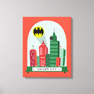 Batman Gotham City™ Snö Globe Graphic Canvastryck
