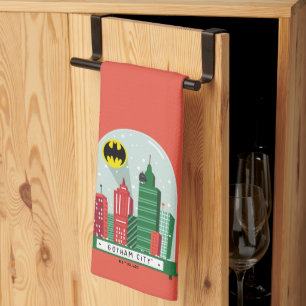 Batman Gotham City™ Snö Globe Graphic Kökshandduk